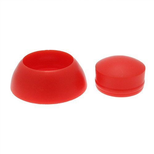 M6 x 12mm - Secure Nut & Bolt Caps - Red - LDPE | Vital Parts - SNC009