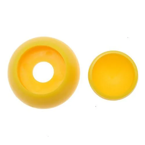 M6 Yellow Security Nut & Bolt Cap | LDPE