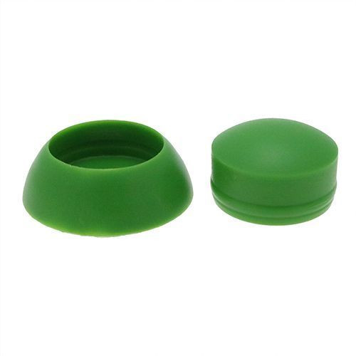 M8 x 14mm - Secure Nut & Bolt Caps - Green - LDPE | Vital Parts - SNC013