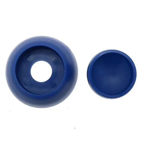M8 x 14mm - Secure Nut & Bolt Caps - Blue - LDPE | Vital Parts - SNC015