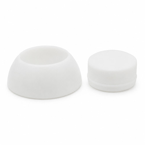 M8 White Security Nut & Bolt Cap | LDPE