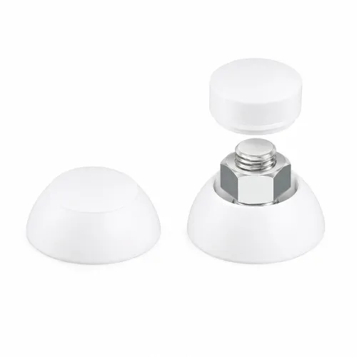 M8 White Security Nut & Bolt Cap | LDPE