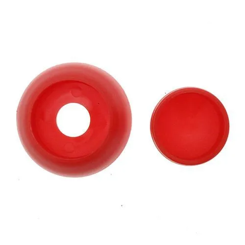 M8 Red Security Nut & Bolt Cap | LDPE