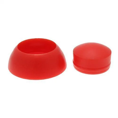 M10 x 17mm - Secure Nut & Bolt Caps - Red - LDPE | Vital Parts - SNC034