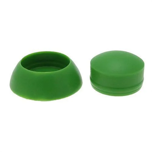 M12 x 20.5mm - Secure Nut & Bolt Caps - Green - LDPE | Vital Parts - SNC039