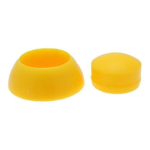 M12 Yellow Security Nut & Bolt Cap | LDPE