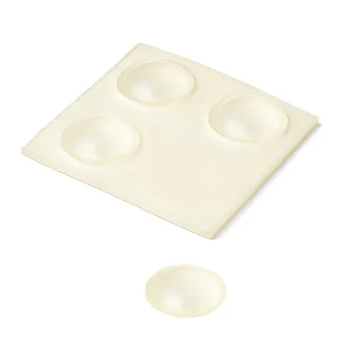 6.4mm x 1.6mm Stick on Feet - Clear | Vital Parts