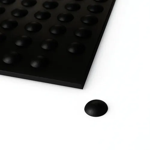 6.4mm x 1.6mm Stick on Feet - Black | Vital Parts