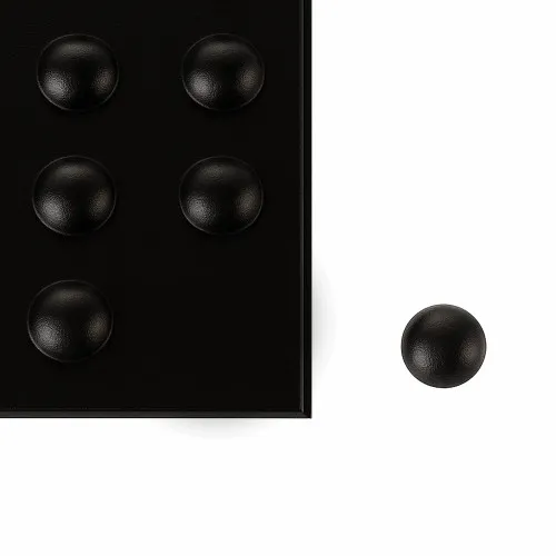 6.4mm x 1.6mm Stick on Feet - Black | Vital Parts