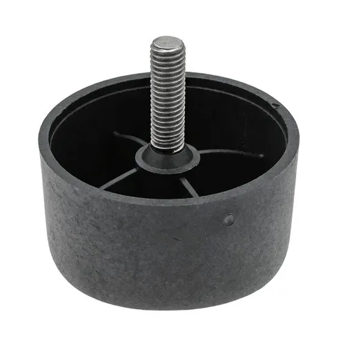 60mm Sofa Foot (M8 Thread) | HDPE and Steel
