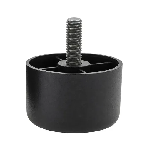60mm Sofa Foot (M10 Thread) | HDPE and Steel