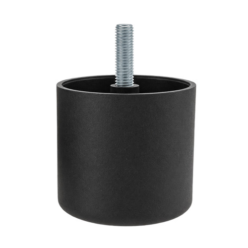 60mm Sofa Foot (M8 Thread) | HDPE and Steel