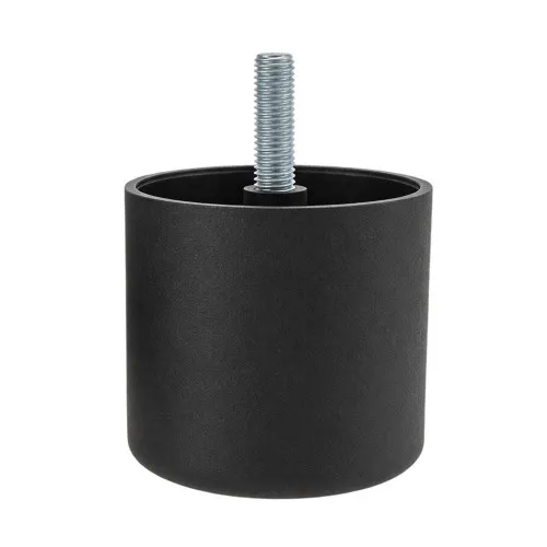 60mm Sofa Foot (M8 Thread) | HDPE and Steel