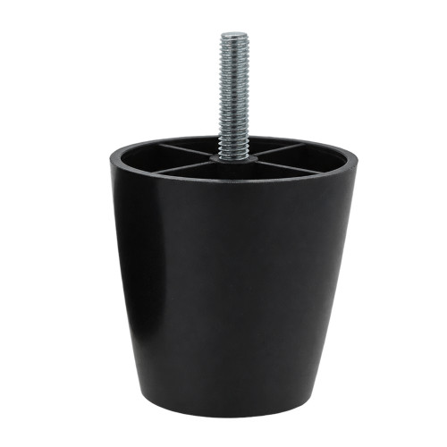 64mm Sofa Foot (M8 Thread) | HDPE and Steel