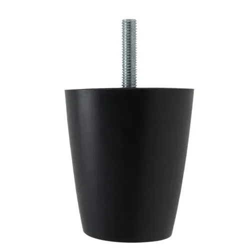 64mm Sofa Foot (M8 Thread) | HDPE and Steel