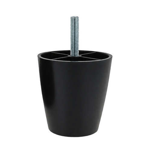 70mm Sofa Foot (M8 Thread) | HDPE and Steel