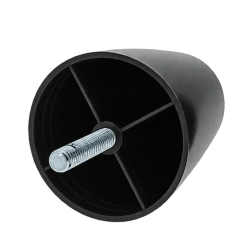 70mm Sofa Foot (M8 Thread) | HDPE and Steel