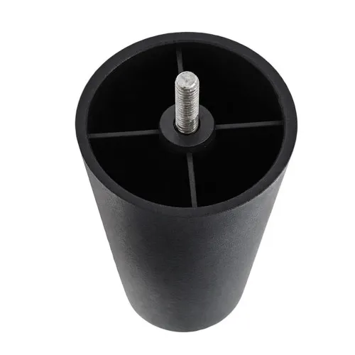 75mm Sofa Foot (M8 Thread) | HDPE and Steel