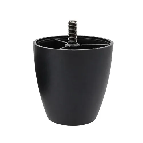 90mm Sofa Foot (M10 Thread) | HDPE and Steel