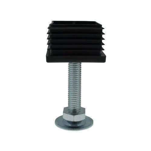 M10 x 30mm Metal Adjustable Foot - 30mm Base | 650kg Load