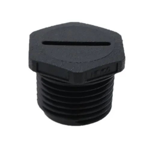Liquid Tight Threaded Plugs - NPT 1 Thread  ,V-0 Black Nylon