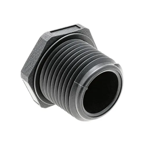 PG 7 Liquid Tight Threaded Plug (16mm Wrenching Flats) | Grey Nylon