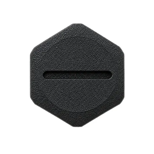 PG 9 Liquid Tight Threaded Plug (21mm Wrenching Flats) | Black Nylon