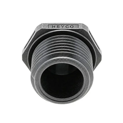 PG 9 Liquid Tight Threaded Plug (21mm Wrenching Flats) | Grey Nylon