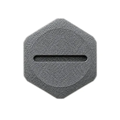 PG 9 Liquid Tight Threaded Plug (21mm Wrenching Flats) | Grey Nylon
