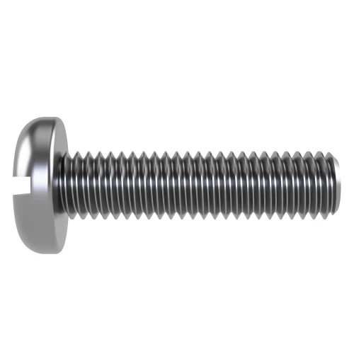 M2.5 x 6mm - Slot Pan Head Machine Screws DIN 85 - A4 Stainless Steel | Vital Parts