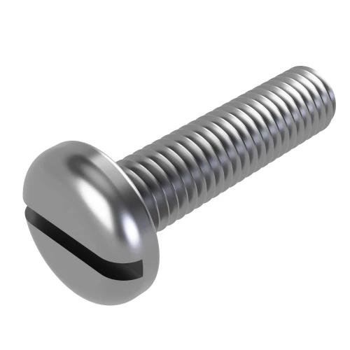 M2.5 x 14mm - Slot Pan Head Machine Screws DIN 85 - A2 Stainless Steel | Vital Parts