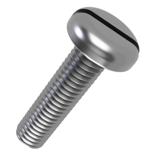 M3 x 4mm - Slot Pan Head Machine Screws DIN 85 - A4 Stainless Steel | Vital Parts