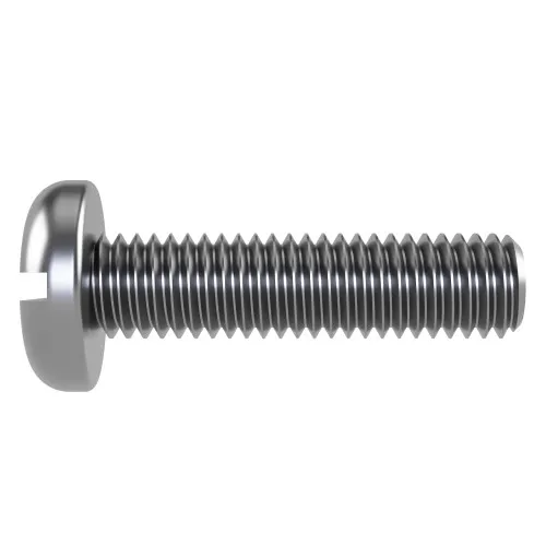 M4 x 35mm Slotted Pan Head Machine Screw (DIN 85) | Marine Grade A4 Stainless Steel