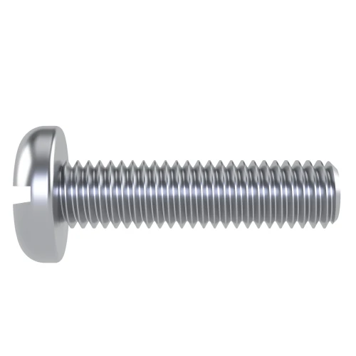 M4 x 8mm Slotted Pan Head Screw DIN 85 - BZP | Vital Parts