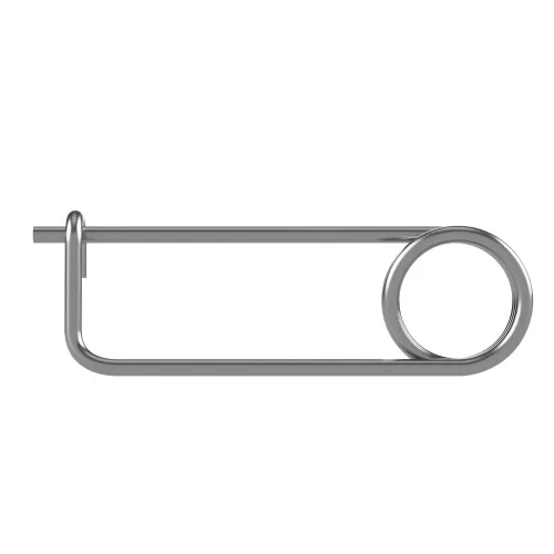 73mm Safety Retaining Pin, 45mm Grip Length, BZP