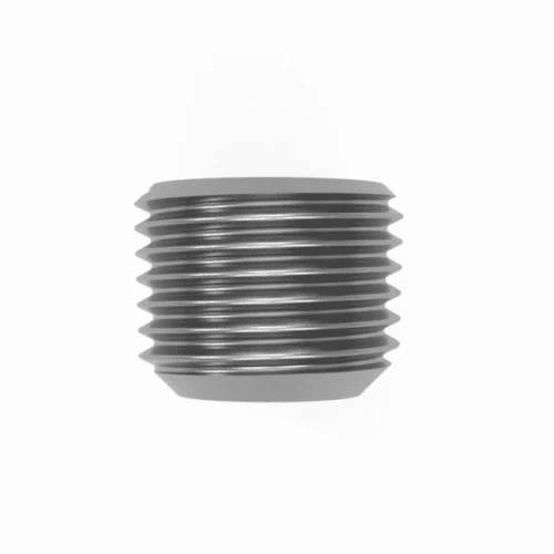M8 Socket Pipe Plug (H4 Hex Drive) - 1mm Pitch - 8mm Length (DIN 906) | A2 Stainless Steel