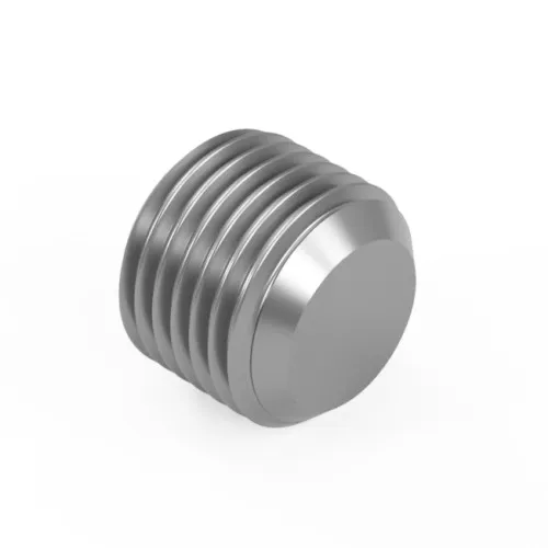 M8 Socket Pipe Plug (H4 Hex Drive) - 1mm Pitch - 8mm Length (DIN 906) | A2 Stainless Steel