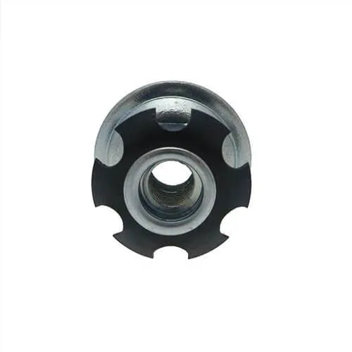 38mm Round Spring Threaded Tube Insert (M10 Thread) - 1.5mm Wall | Spring Steel