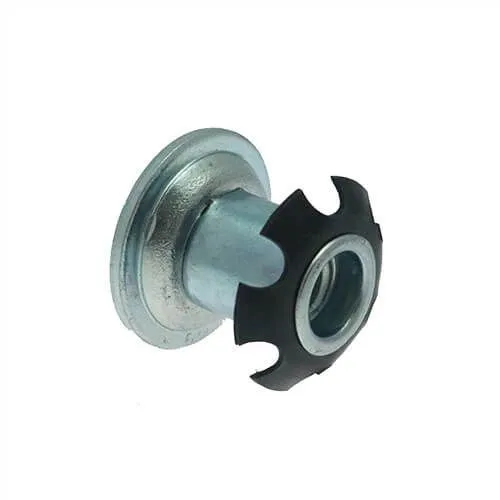 51mm Round Spring Threaded Tube Insert (M10 Thread) - 1.5mm Wall | Spring Steel