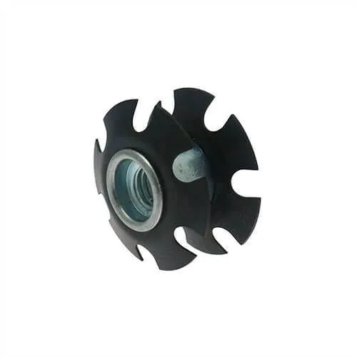 19mm Round Spring Threaded Tube Connector (M6 Thread) - 1mm Wall | Spring Steel