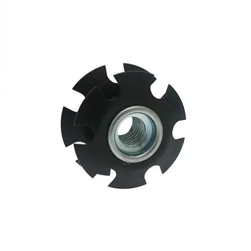 51mm Round Spring Threaded Tube Connector (M10 Thread) - 1.5mm Wall | Spring Steel
