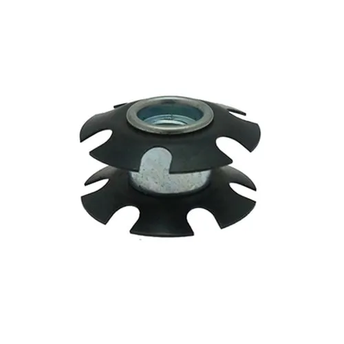 51mm Round Spring Threaded Tube Connector (M10 Thread) - 1.5mm Wall | Spring Steel