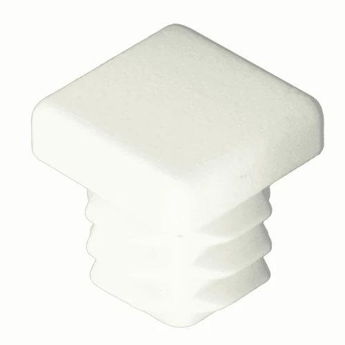 12.7mm x 12.7mm Square Tube Inserts,White