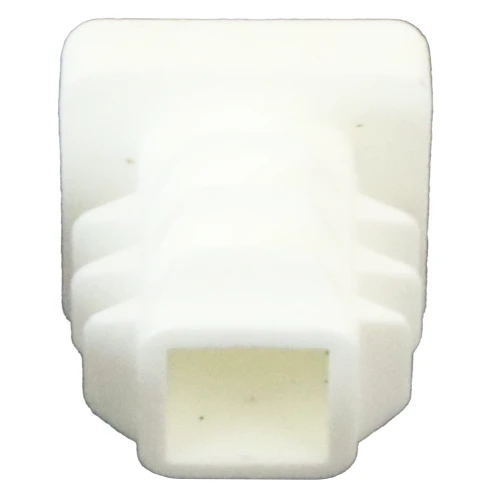 18mm x 18mm Square Tube Inserts,White
