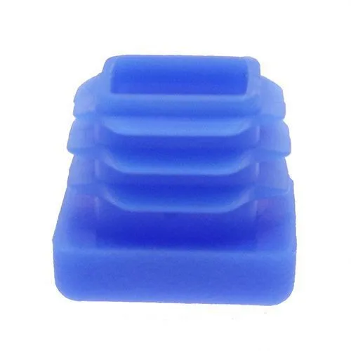 19mm x 19mm Square Tube Insert (For 14-17.4mm Tube) 0.8-2.5mm Wall | Blue LDPE