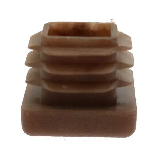 19mm x 19mm Square Tube Insert (For 14-17.4mm Tube) 0.8-2.5mm Wall | Brown LDPE