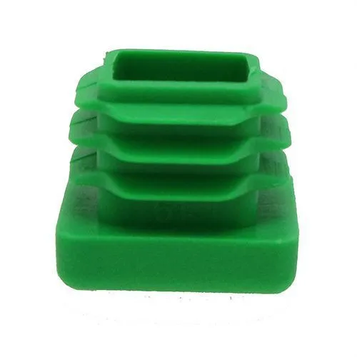 19mm x 19mm Square Tube Insert (For 14-17.4mm Tube) 0.8-2.5mm Wall | Green LDPE