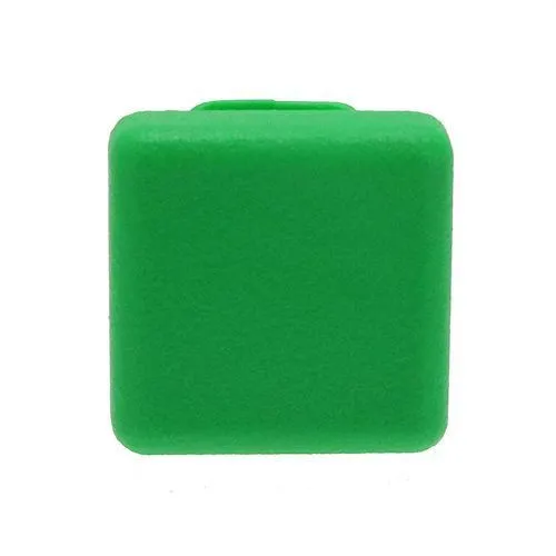 19mm x 19mm Square Tube Insert (For 14-17.4mm Tube) 0.8-2.5mm Wall | Green LDPE