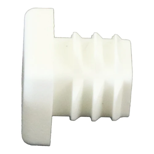 25mm x 25mm Square Tube Inserts,White