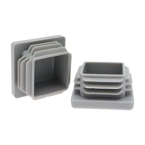 25.4mm x 25.4mm Square Tube Inserts,Grey
